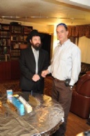 First night of Chanukah at Chabad