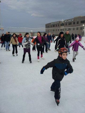 Chanukah on Ice, at Patriot Place