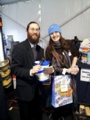Chanukah on Ice, at Patriot Place: Rabbi Yossi & Tzivi