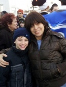 Chanukah on Ice, at Patriot Place: Rochy & Chanan