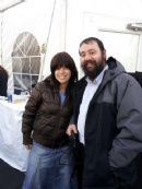 Chanukah on Ice, at Patriot Place: Rochy & Rabbi Mendy