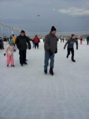 Chanukah on Ice, at Patriot Place: Ezra & Jess